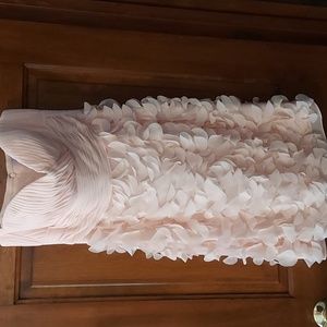 JS Collection Pink Strapless dress Size 6